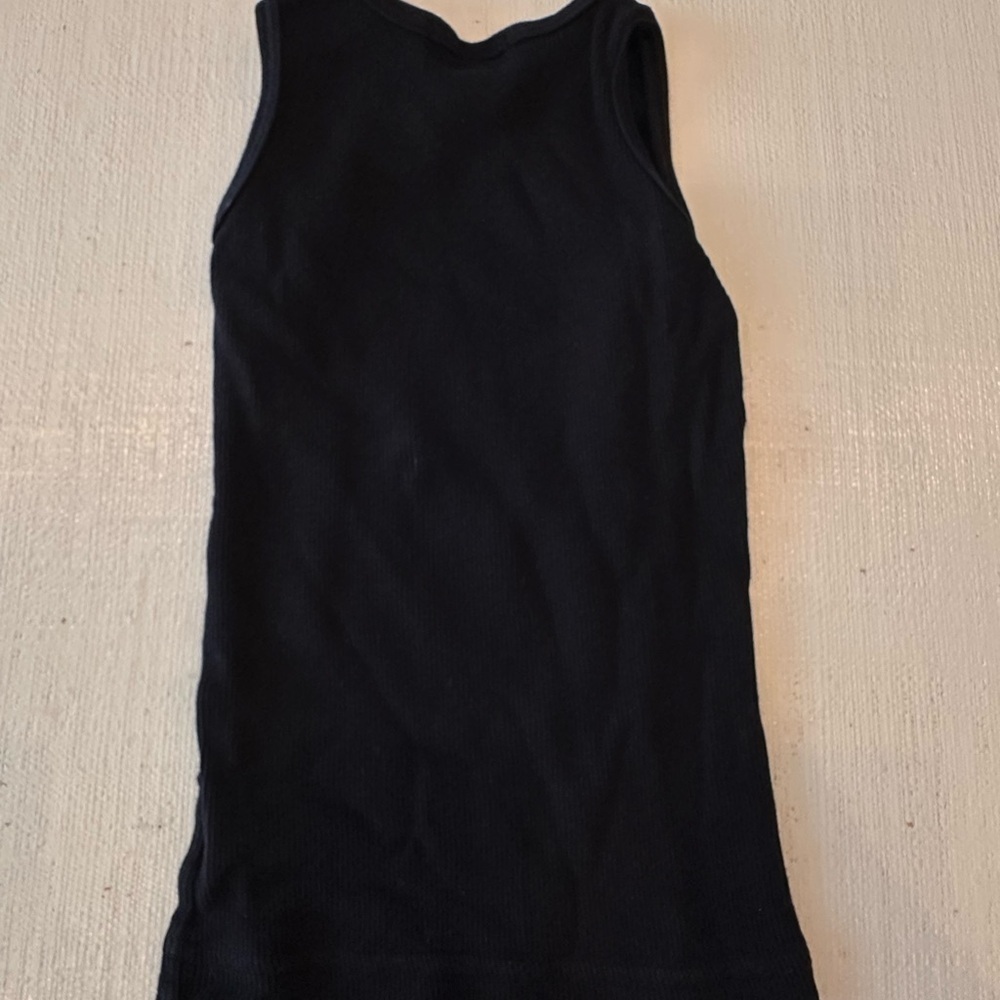 Designer from DENNY’s-Black Tank Top with Gold and Silver Accents - Picture 5 of 6